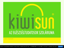 Tablet Screenshot of kiwisun.hu